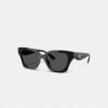 Lunettes de soleil carrées matelassées