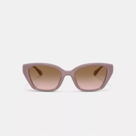 Lunettes de soleil carrées « œil de chat » avec monture C