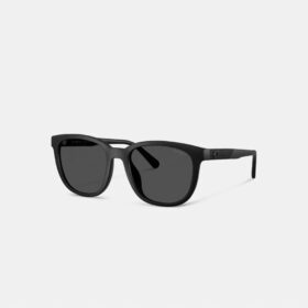 Lunettes de soleil carrées texturées