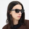 Lunettes de soleil carrées étroites Maxi Sculpted C