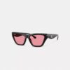 Lunettes de soleil « Cat Eye » avec motif « C »