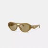 Lunettes de soleil géométriques avec détails « C »