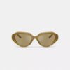 Lunettes de soleil géométriques avec détails « C »