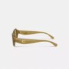 Lunettes de soleil géométriques avec détails « C »