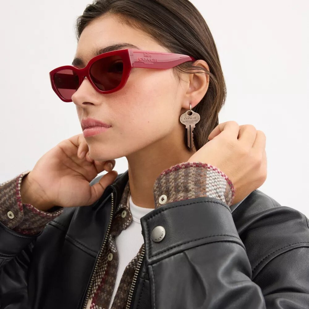 Lunettes de soleil géométriques « œil de chat »