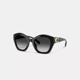 Lunettes de soleil géométriques oversize « Maxi Sculpted C »