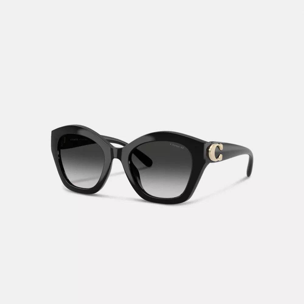 Lunettes de soleil géométriques oversize « Maxi Sculpted C »