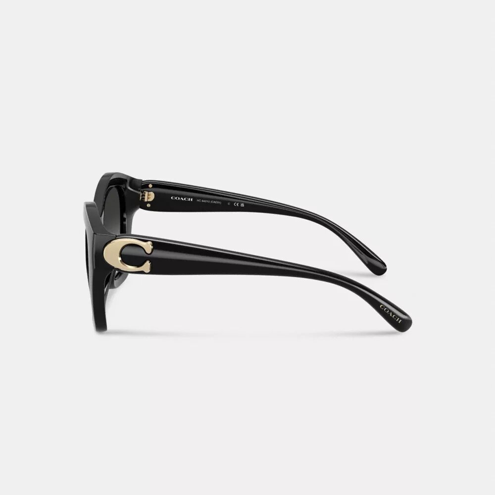 Lunettes de soleil géométriques oversize « Maxi Sculpted C »