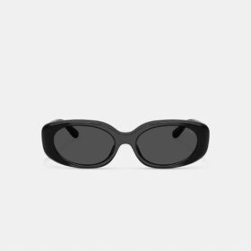 Lunettes de soleil ovales-rectangulaires matelassées