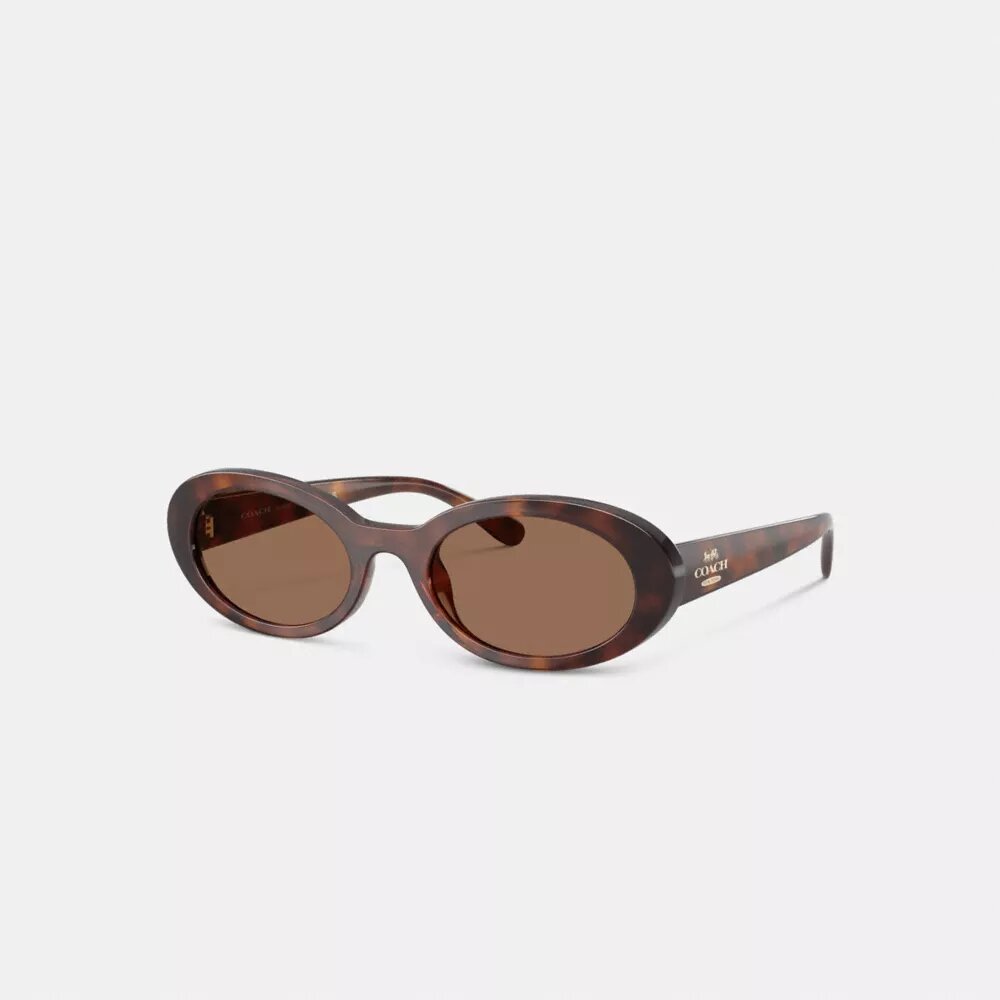 Lunettes de soleil ovales étroites