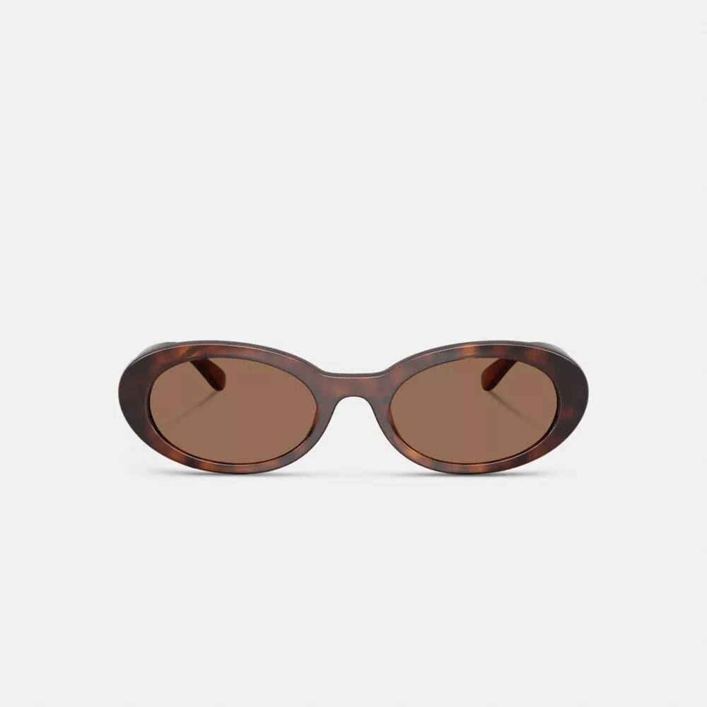 Lunettes de soleil ovales étroites
