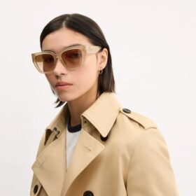 Lunettes de soleil oversize « œil de chat »