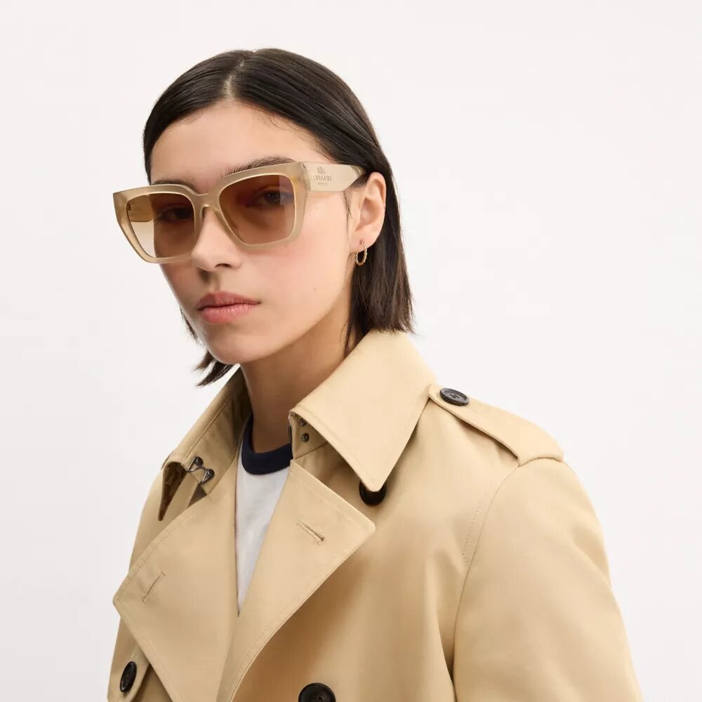 Lunettes de soleil oversize « œil de chat »