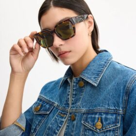 Lunettes de soleil oversize « œil de chat »