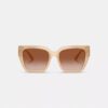 Lunettes de soleil oversize « œil de chat »