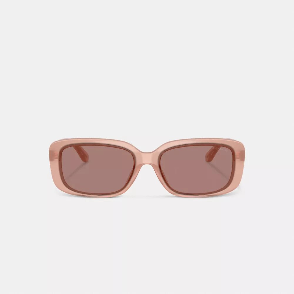 Lunettes de soleil rectangulaires matelassées