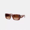 Lunettes de soleil rectangulaires oversize « Maxi Sculpted C »