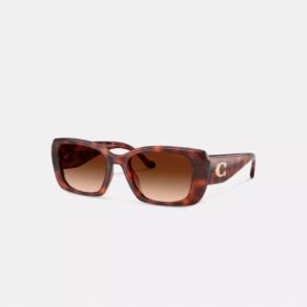 Lunettes de soleil rectangulaires oversize « Maxi Sculpted C »