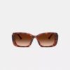 Lunettes de soleil rectangulaires oversize « Maxi Sculpted C »