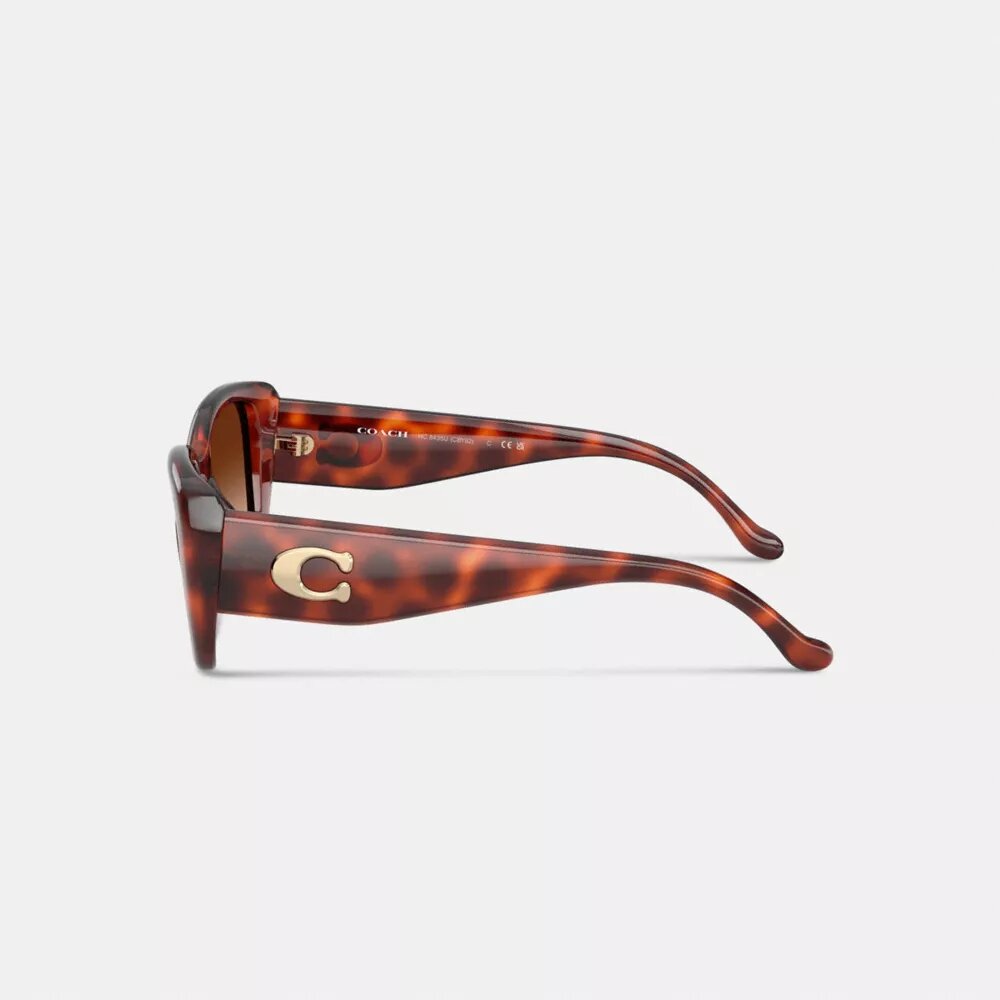 Lunettes de soleil rectangulaires oversize « Maxi Sculpted C »