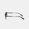 Lunettes de soleil rondes avec étiquette métallique