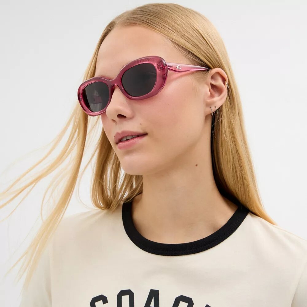Lunettes de soleil rondes C Hardware