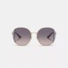 Lunettes de soleil rondes en métal « Horse and Carriage »