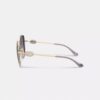 Lunettes de soleil rondes en métal « Horse and Carriage »