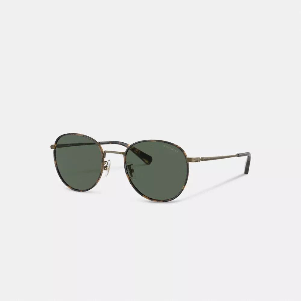 Lunettes de soleil rondes Windsor en métal