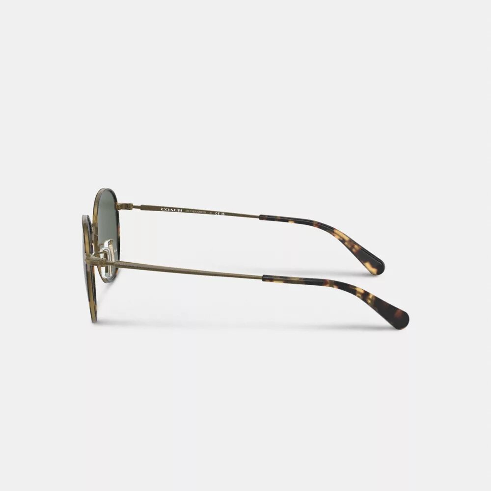 Lunettes de soleil rondes Windsor en métal