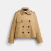 Manteau de Trenchs court avec col emblématique