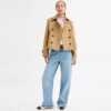 Manteau de Trenchs court avec col emblématique