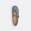 Mary Janes in denim Signature Crystal