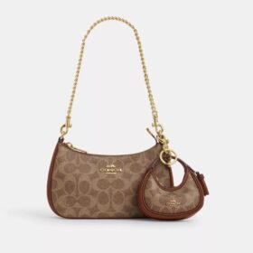 Mini bijou de sac Carmen en Signature Canvas