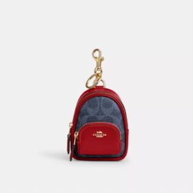 Mini Bijoux de sac pour Court Backpack en Signature Canvas
