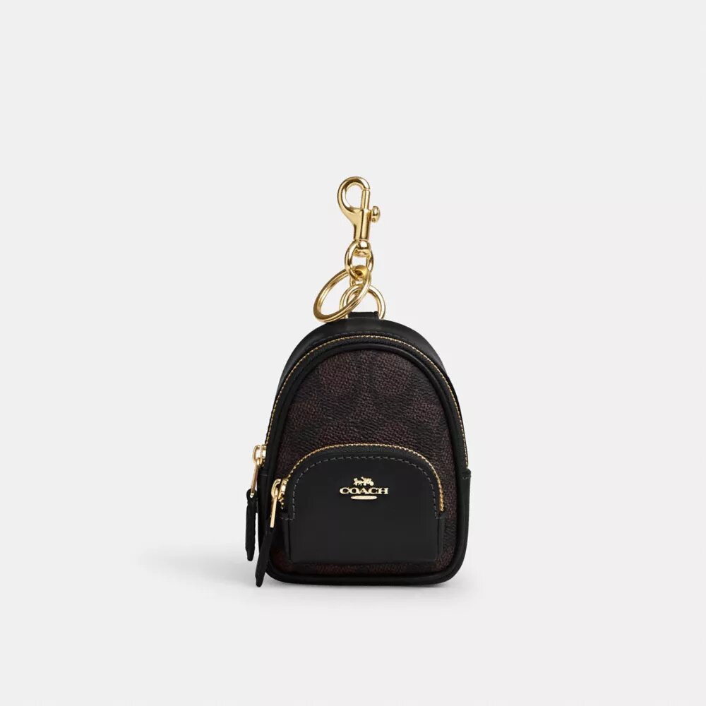 Mini Bijoux de sac pour Court Backpack en Signature Canvas