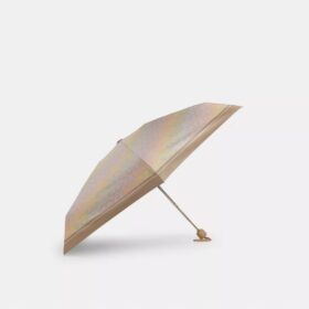 Mini-parapluie anti-UV à l’imprimé arc-en-ciel emblématique