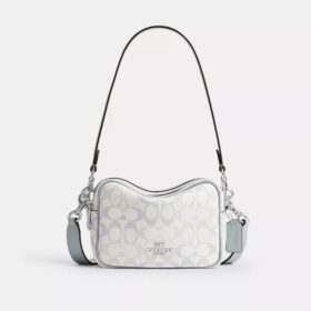 Mini sac bandoulière Carey en Signature Canvas