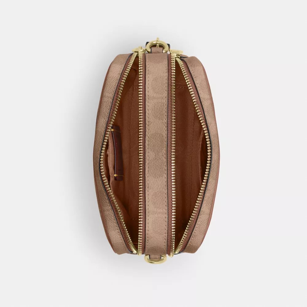 Mini sac bandoulière Carey en Signature Canvas