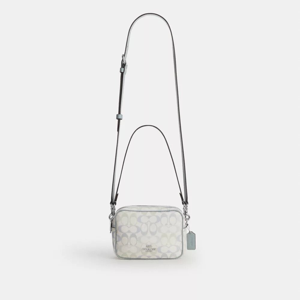 Mini sac bandoulière Carey en Signature Canvas