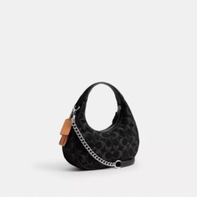 Mini sac bandoulière Carmen en denim emblématique