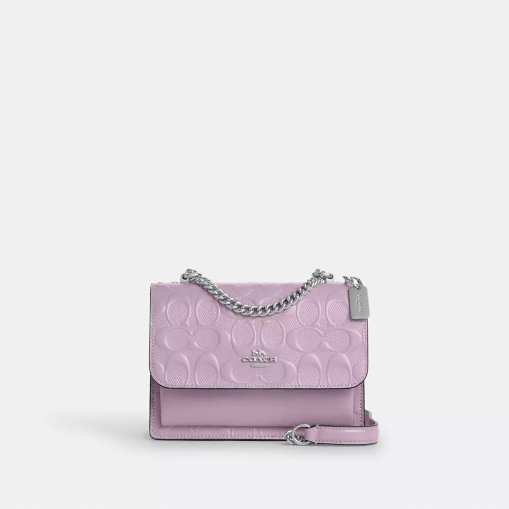 Mini sac bandoulière Klare en cuir emblématique