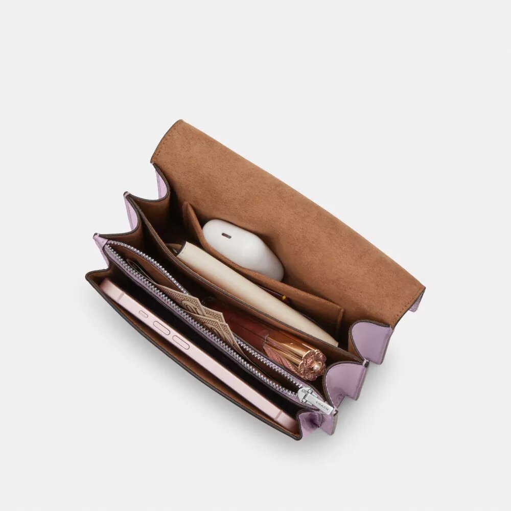 Mini sac bandoulière Klare en cuir emblématique