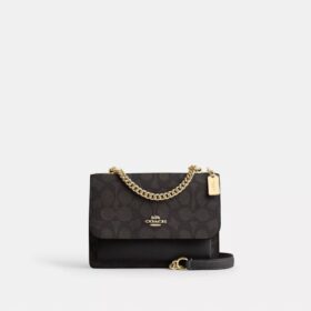 Mini sac bandoulière Klare en Signature Canvas
