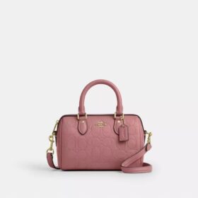 Mini sac bandoulière Rowan en cuir Signature