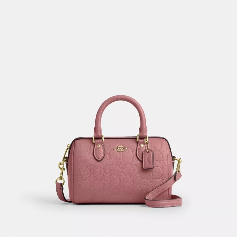 Mini sac bandoulière Rowan en cuir Signature