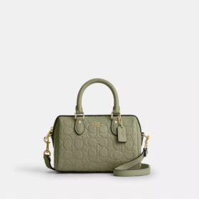 Mini sac bandoulière Rowan en cuir Signature