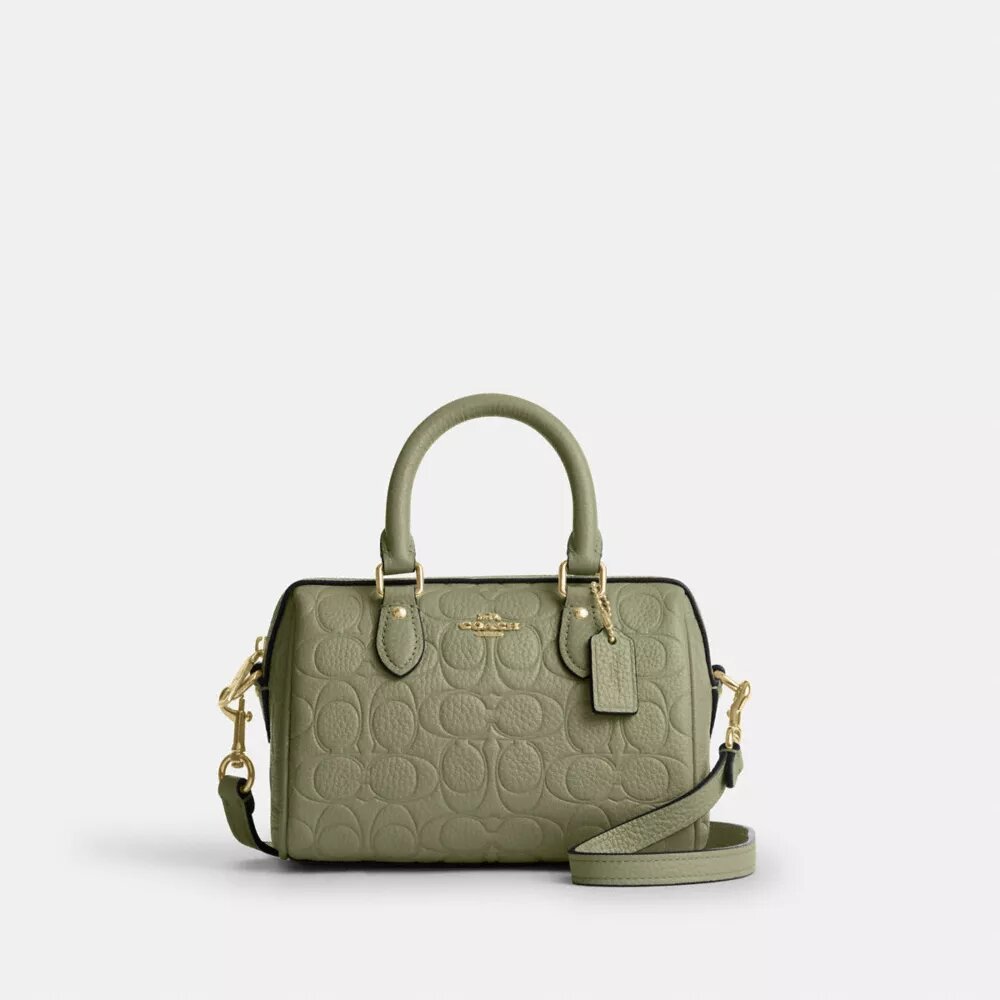 Mini sac bandoulière Rowan en cuir Signature