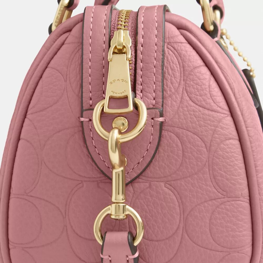 Mini sac bandoulière Rowan en cuir Signature