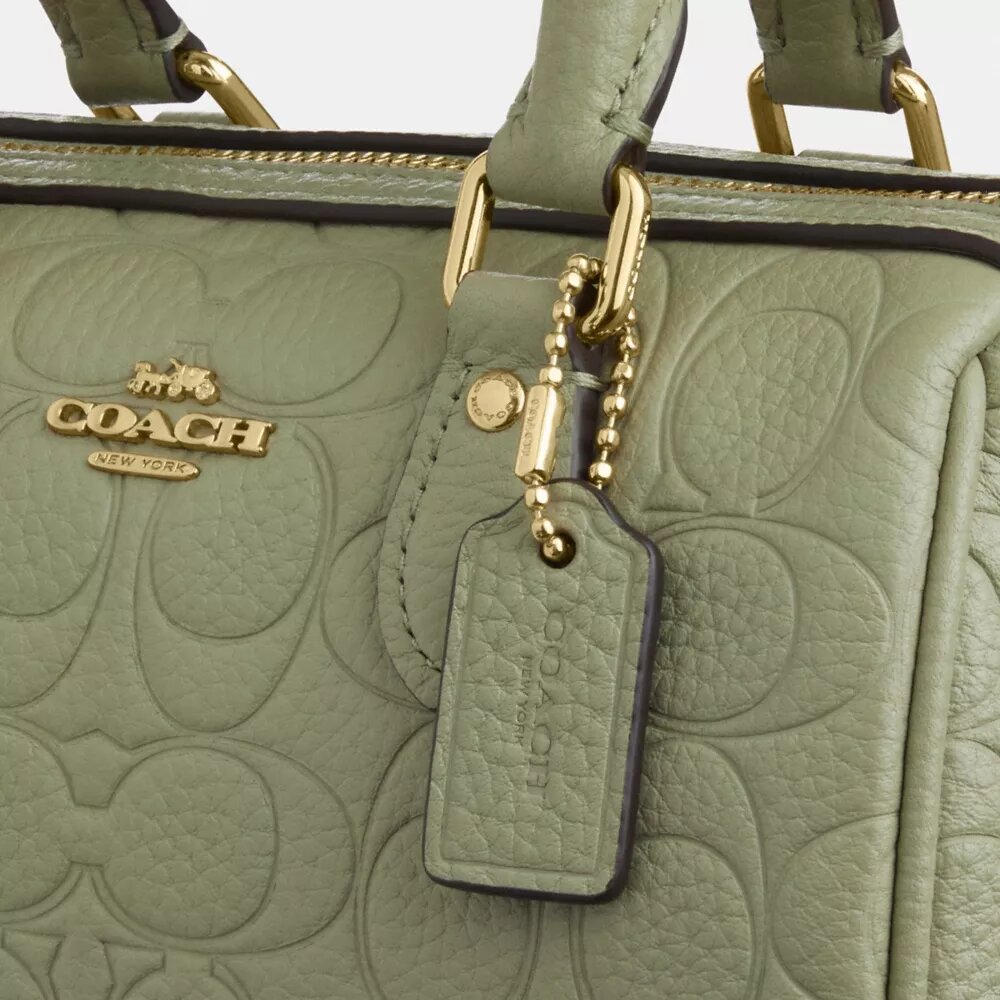 Mini sac bandoulière Rowan en cuir Signature